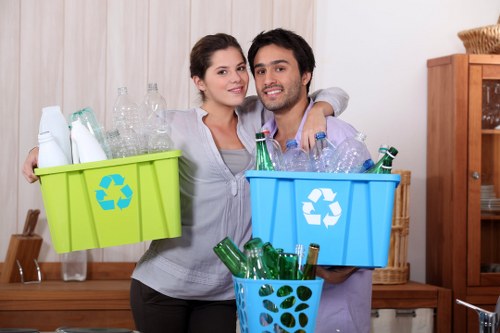Customer booking rubbish removal service online